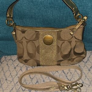 Coach Brown and Gold Women's Bag